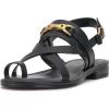 Vince Camuto Women’s Lenni Flat Sandal(Black)