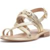Vince Camuto Women’s Lenni Flat Sandal(Egyptian Gold)