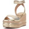 Vince Camuto Women’s Lilla Wedge Sandal(Egyptian Gold)