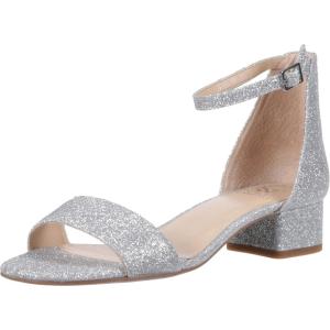Vince Camuto Girls’ PASCALA Heeled Sandal,(Silver)