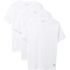 Vince Camuto Men’s Undershirt – 4 Pack Cotton Crewneck T-Shirt (Size: S-XL)((3-pack) White/White/White)