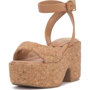 Vince Camuto Women’s Ellah Platform Sandal(Natural Cork)