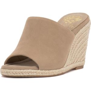 Vince Camuto Women’s Fayla Wedge Sandals(Tortilla Suede)