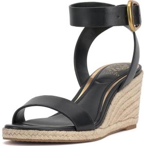 Vince Camuto Women’s Felia Wedge Sandal(Black)