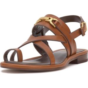 Vince Camuto Women’s Lenni Flat Sandal(Caramello)