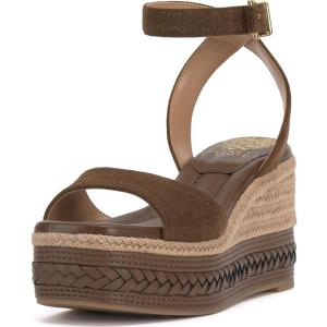 Vince Camuto Women’s Lilla Wedge Sandal(Reishi Suede)