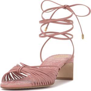 Vince Camuto Women’s Lory Heeled Sandal(Dark Pale Pink)