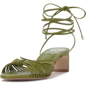 Vince Camuto Women’s Lory Heeled Sandal(Lizard Green)