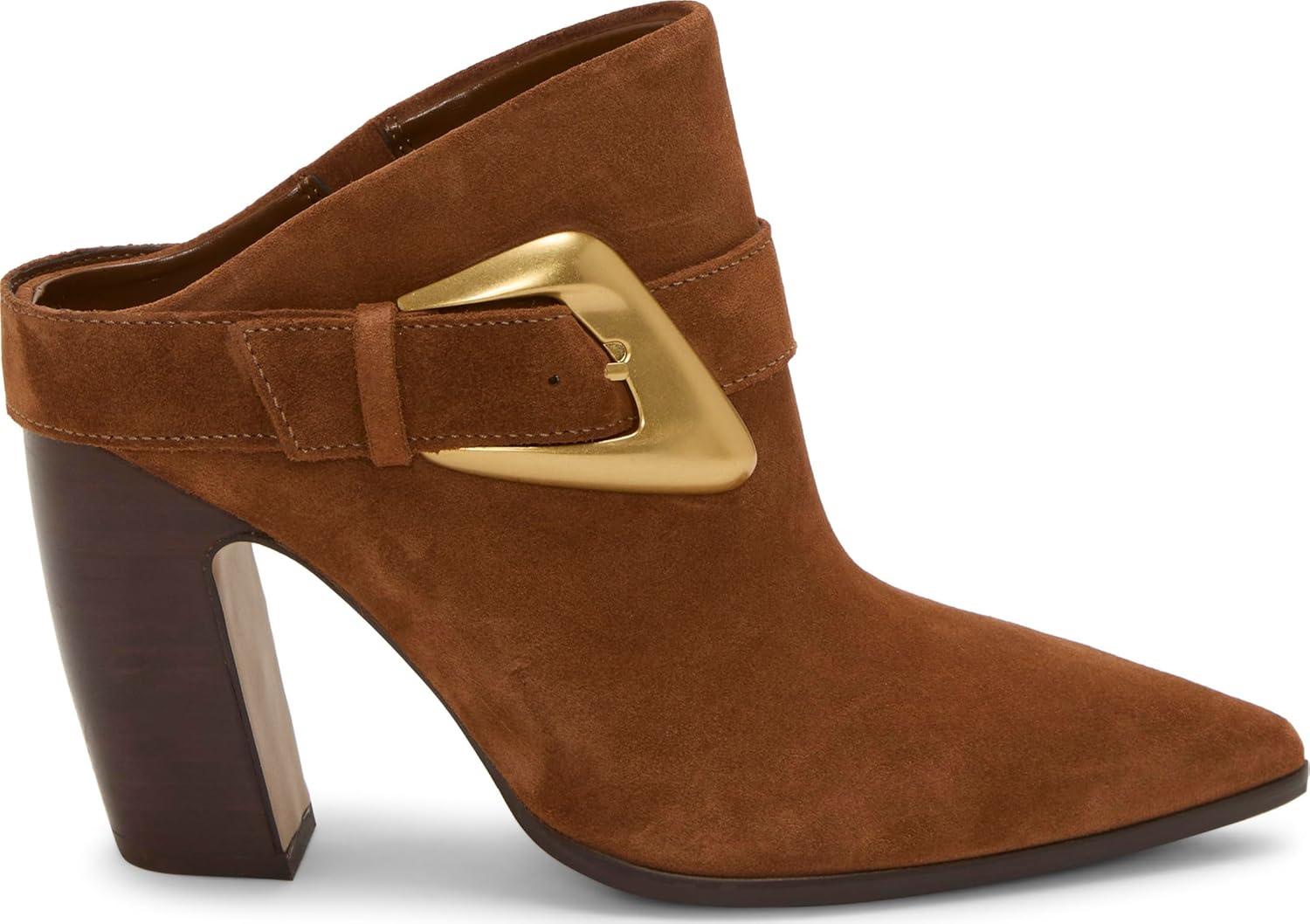 imageVince Camuto Womens Baily Block Heel MuleBurnt Sugar Suede