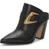 Vince Camuto Women’s Baily Block Heel Mule(Black Ec Leather)