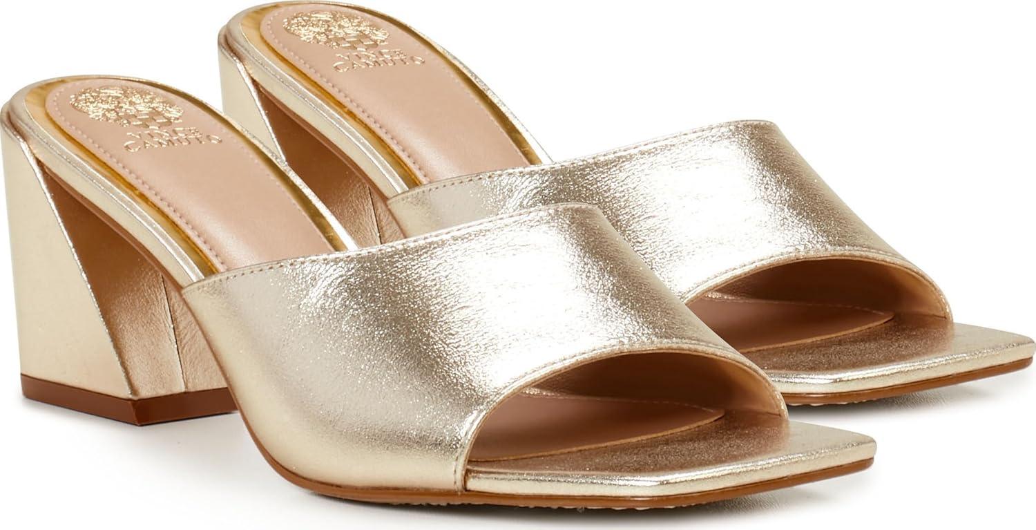 imageVince Camuto Womens Sacha Heeled SandalEgyptian Gold