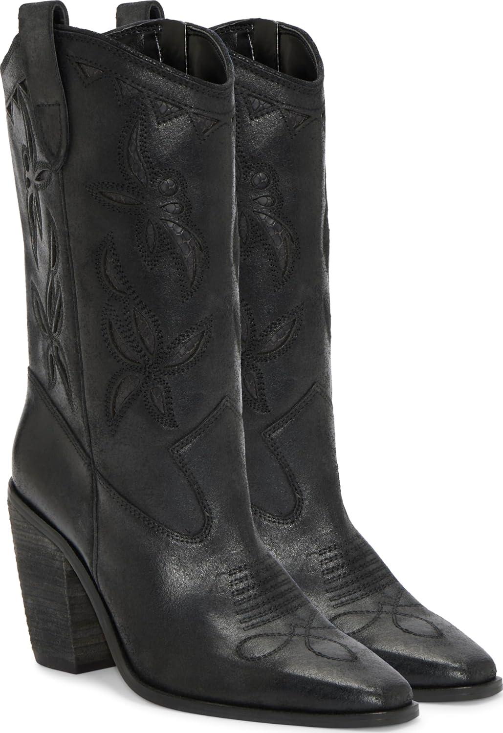 imageVince Camuto Womens Alisah Mid Calf BootBlack