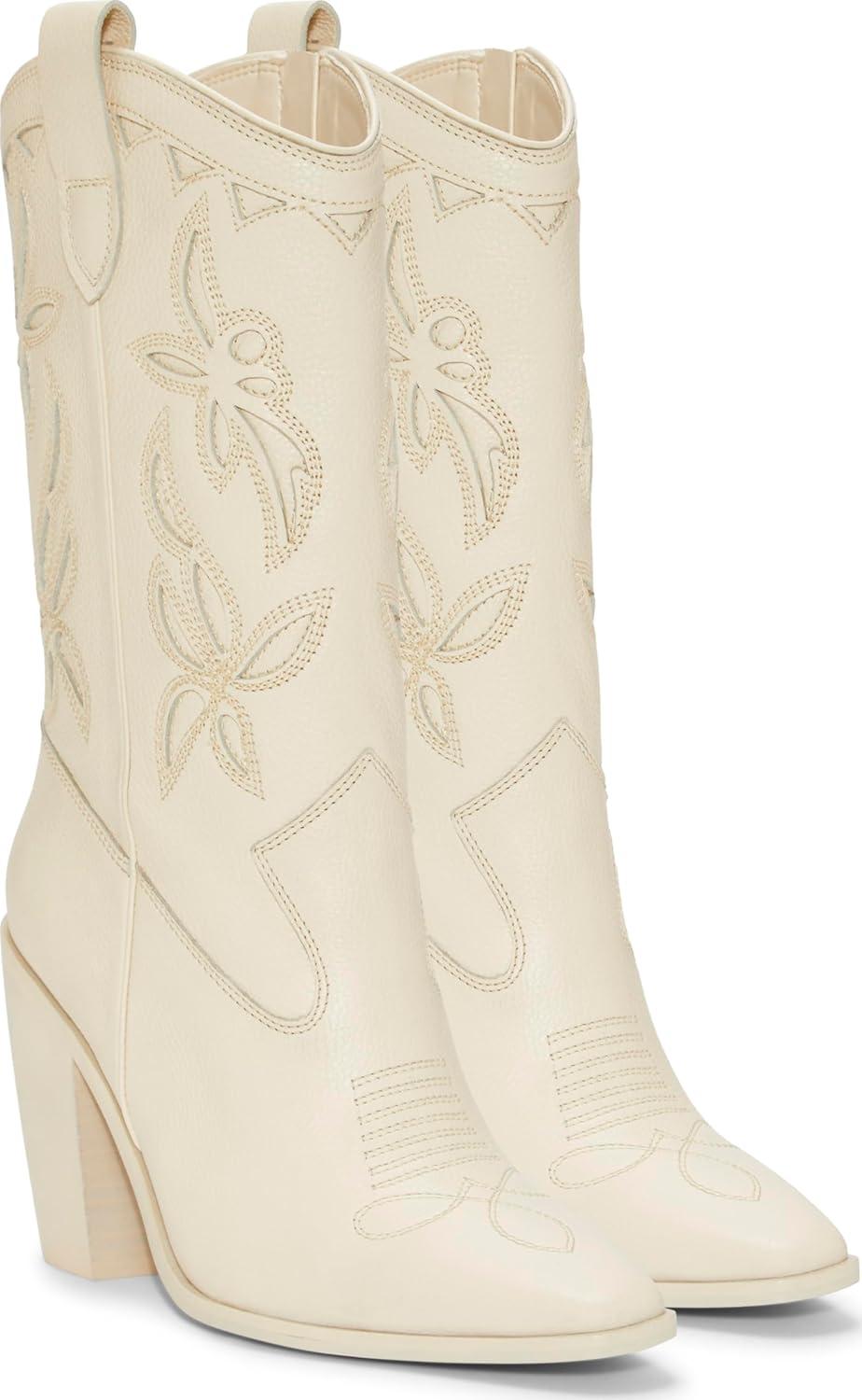 imageVince Camuto Womens Alisah Mid Calf BootRich Cream