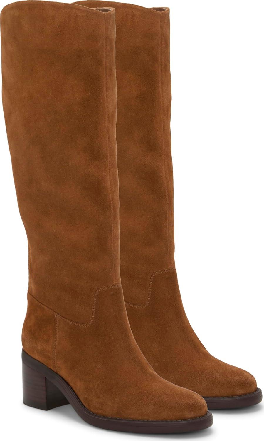 imageVince Camuto Womens Amree Extra Wide Calf Knee High BootBurnt Sugar Extra Wide Calf