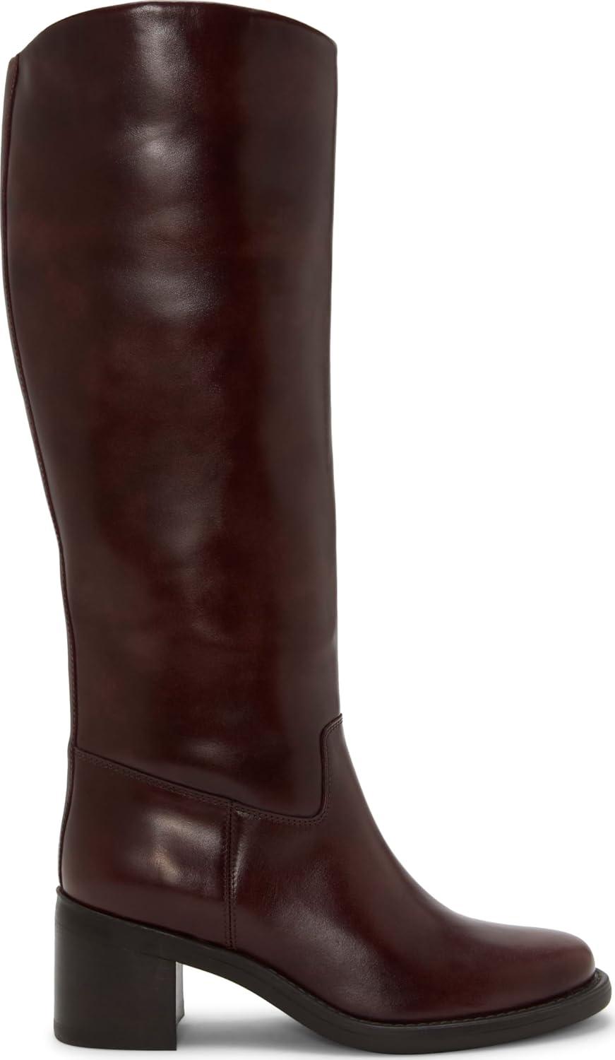 imageVince Camuto Womens Amree Extra Wide Calf Knee High BootRich Mahogany Extra Wide Calf