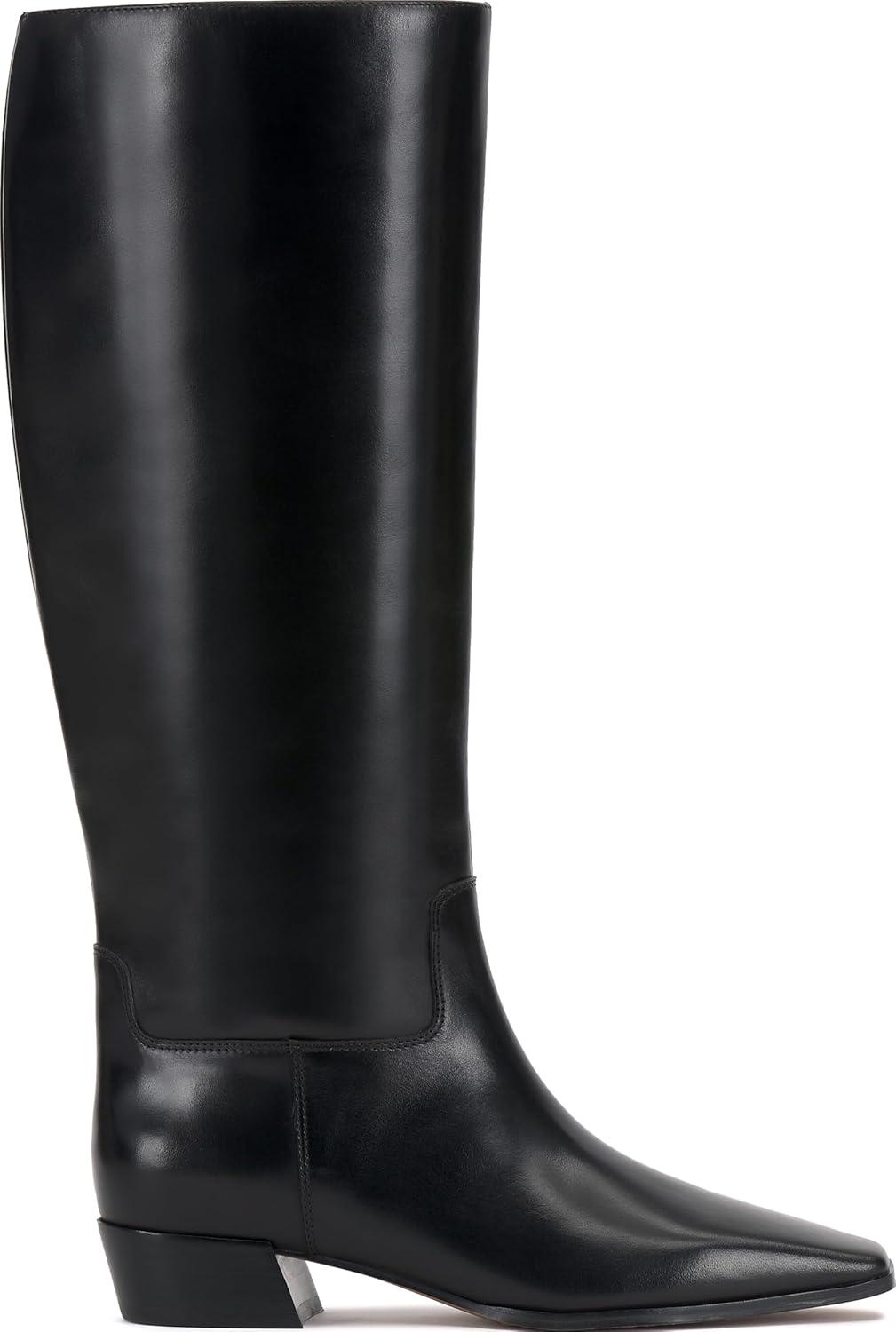 imageVince Camuto Womens Pavla Extra Wide Calf Knee High BootBlack Extra Wide Calf
