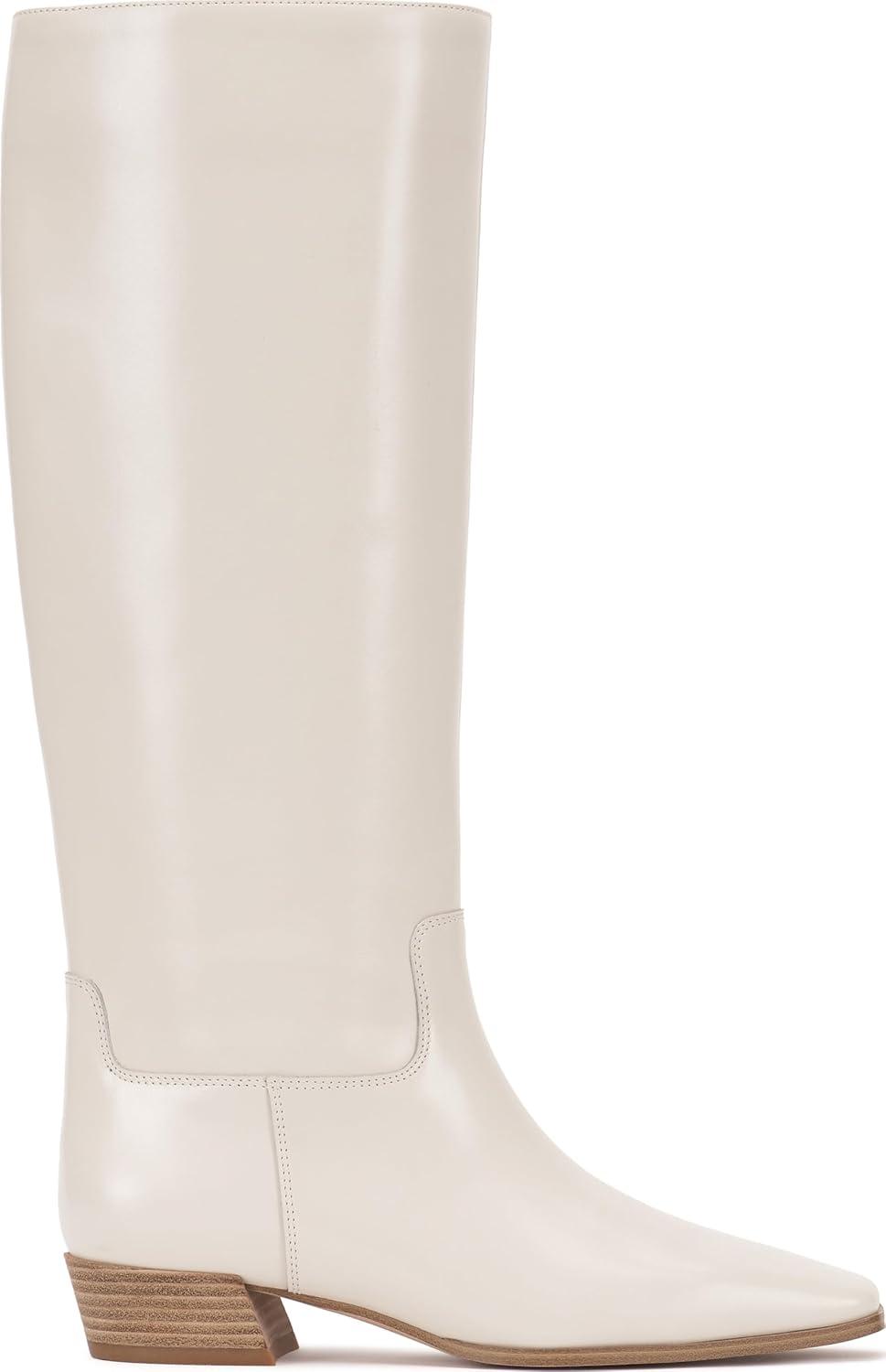 imageVince Camuto Womens Pavla Extra Wide Calf Knee High BootCoconut Cream Extra Wide Calf