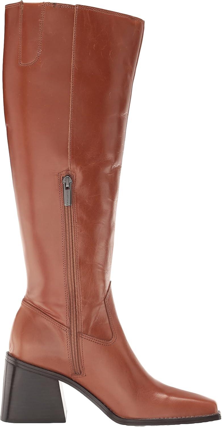 imageVince Camuto Womens Sangeti Stacked Heel Knee High Wide Calf Boot Fashion Spice 75