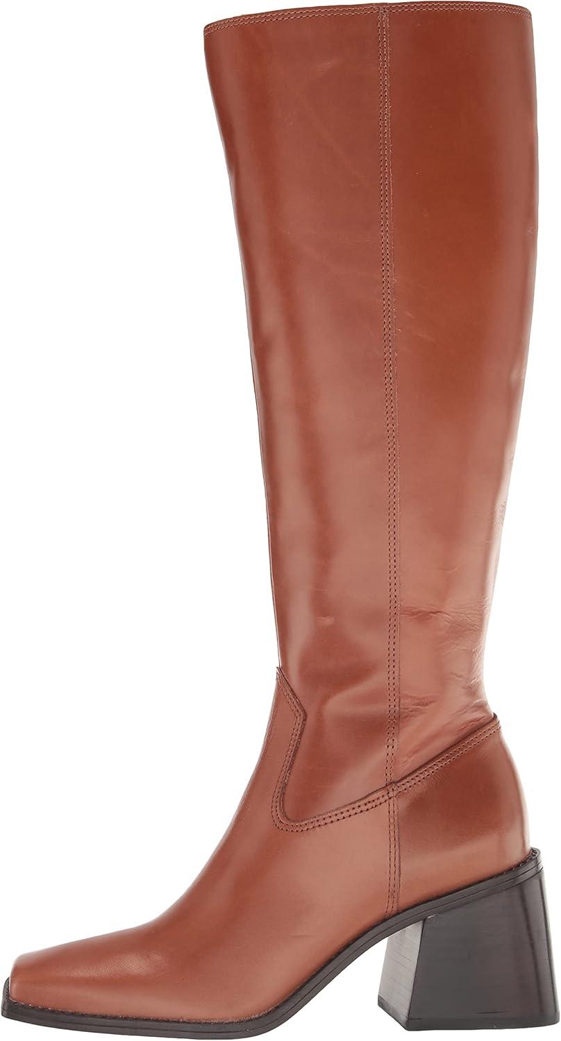 imageVince Camuto Womens Sangeti Stacked Heel Knee High Wide Calf Boot Fashion Spice 75