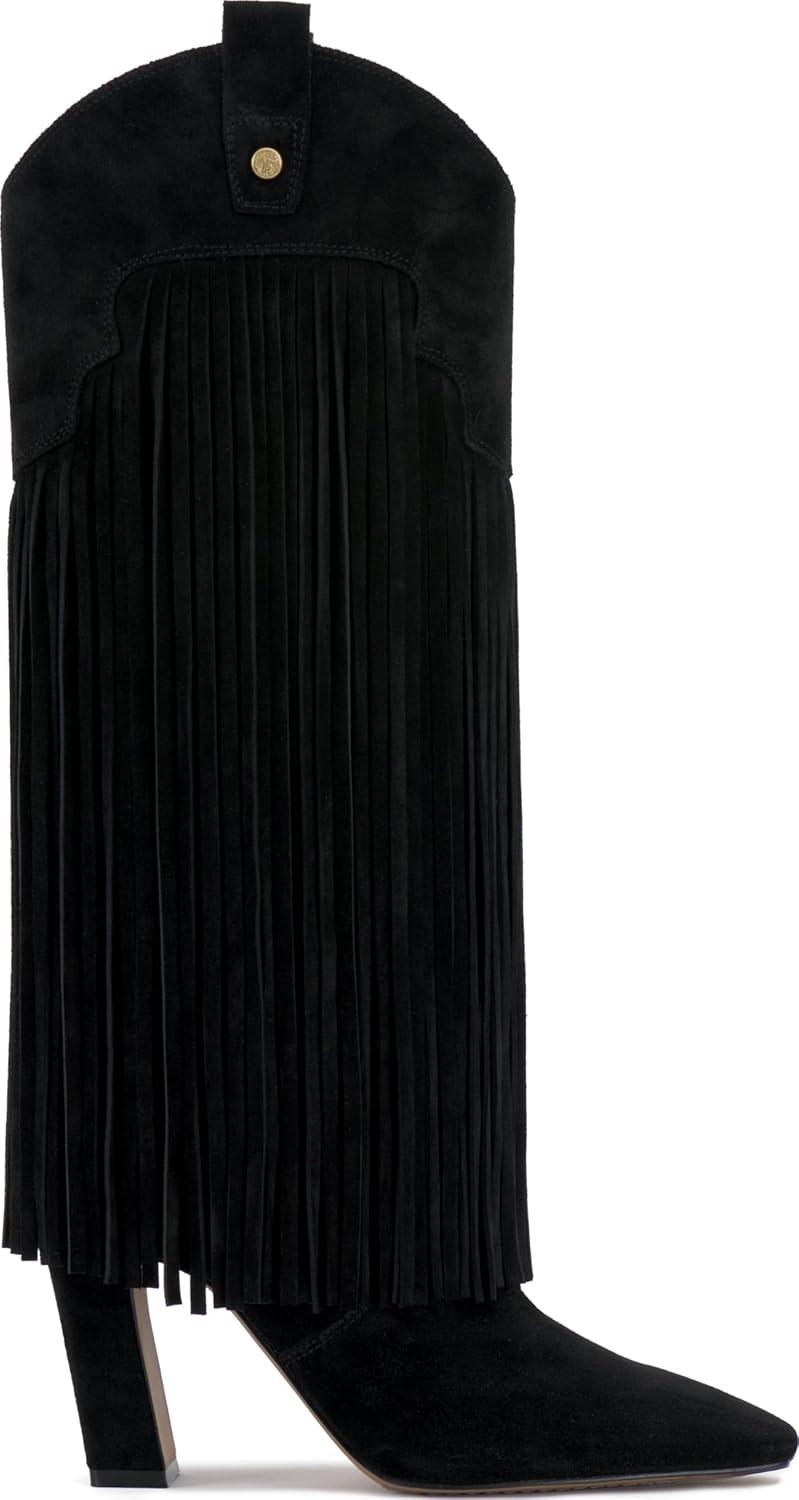 imageVince Camuto Womens Shela Wide Calf Knee High BootBlack Wide Calf