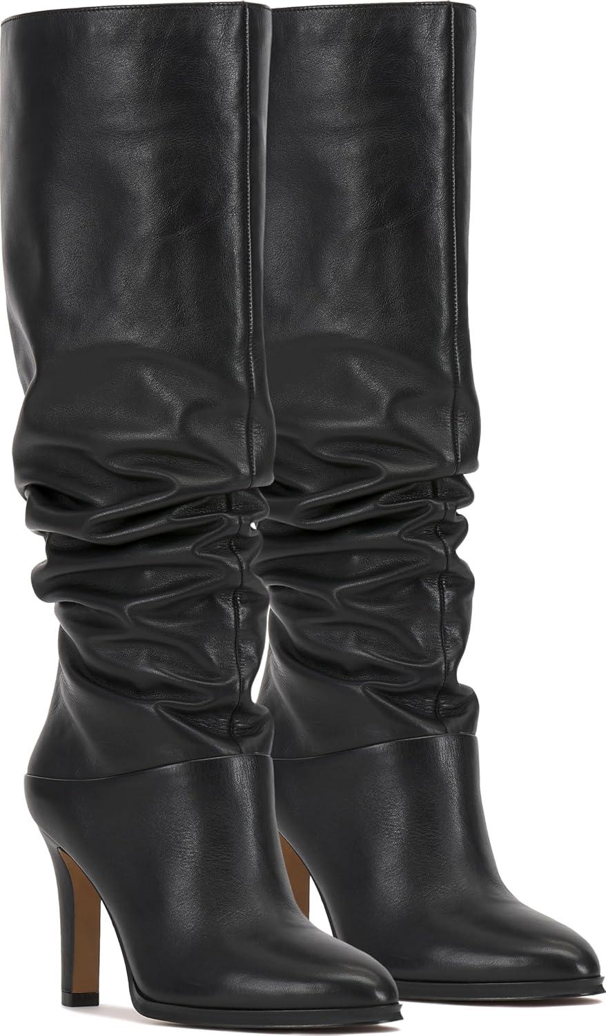 imageVince Camuto Womens Sorina Wide Calf Knee High BootBlack Wide Calf