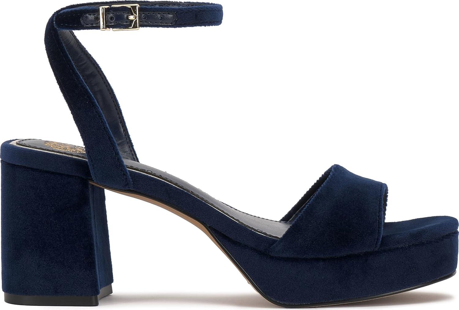 imageVince Camuto womens Pendreya Platform SandalDeep Navy Velvet