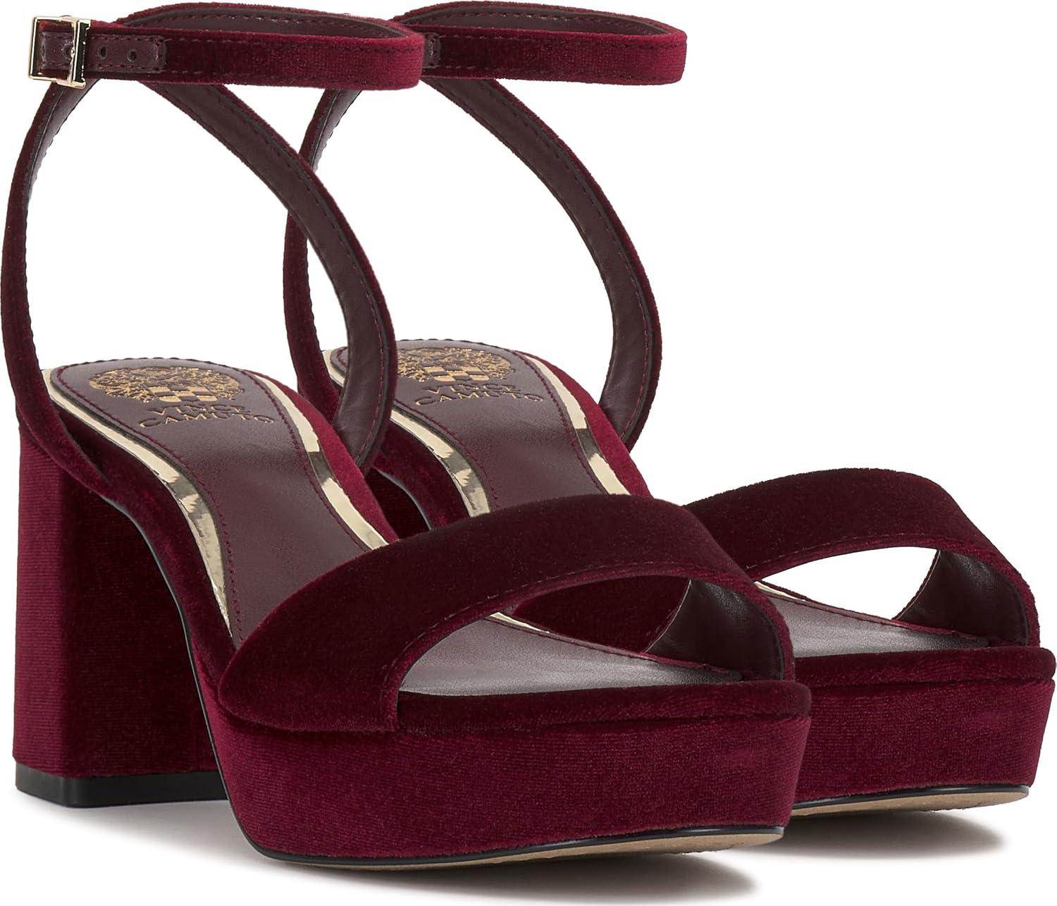 imageVince Camuto womens Pendreya Platform SandalPetit Sirah Velvet