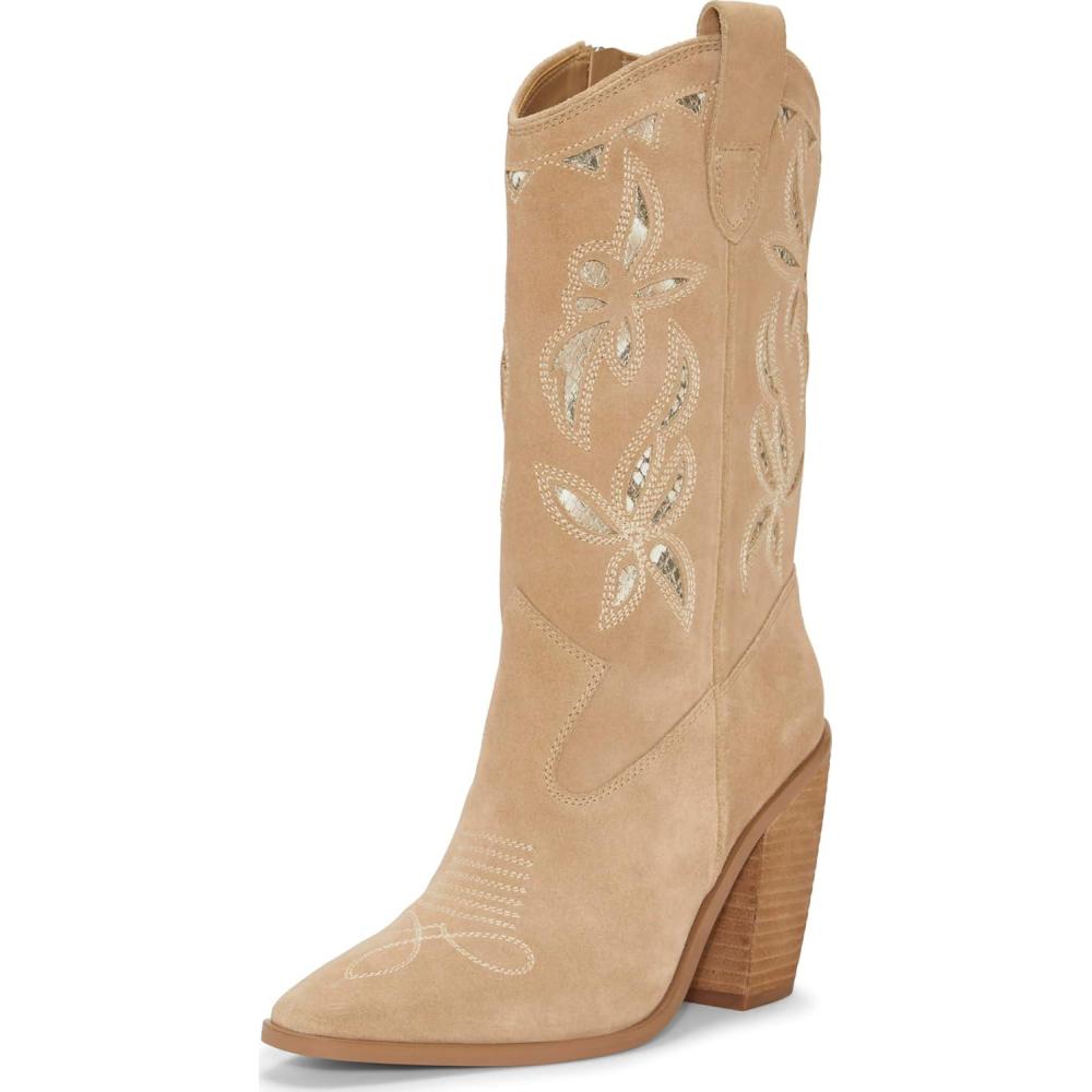imageVince Camuto Womens Alisah Mid Calf BootTortillaLight Taupe