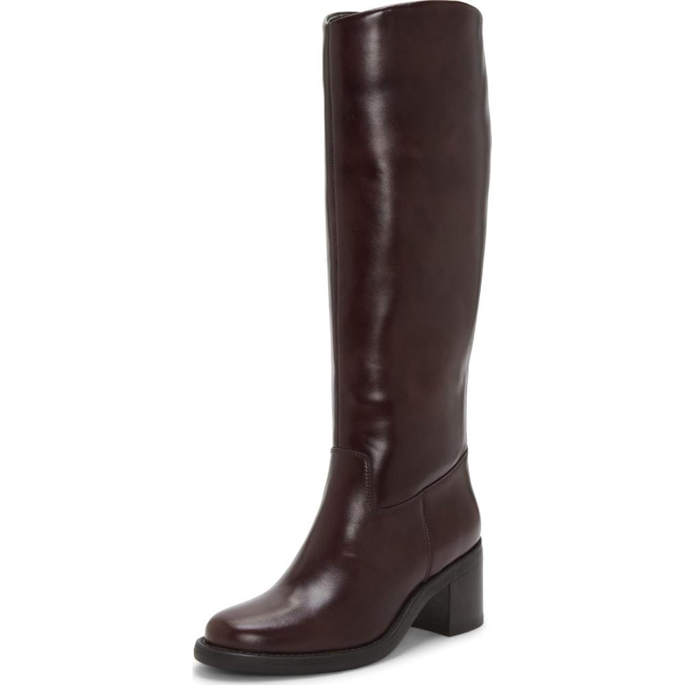 imageVince Camuto Womens Amree Extra Wide Calf Knee High BootRich Mahogany Extra Wide Calf