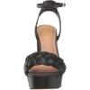 Vince Camuto womens Mirinda Woven Platform Sandal(Black)