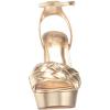 Vince Camuto womens Mirinda Woven Platform Sandal(Egyptian Gold)