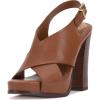 Vince Camuto Women’s Chlea Heeled Sandal(Caramello)