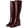 Vince Camuto Women’s Sangeti Stacked Heel Knee High Boot Fashion, Dark Mahogany, 7