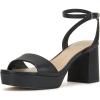 Vince Camuto womens Pendreya Platform Sandal(Black)