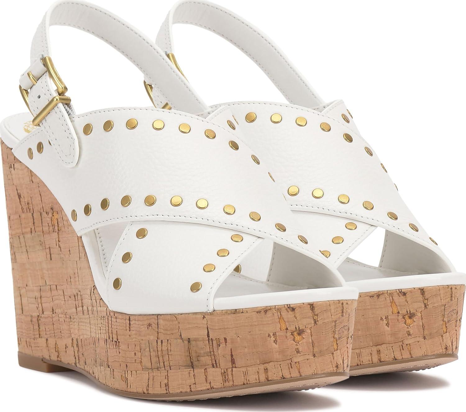 imageVince Camuto Womens Ellah Wedge SandalBianco