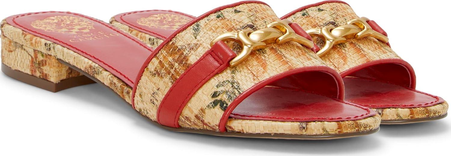 imageVince Camuto Womens Maxine Heeled SandalWarm Tan Raffia