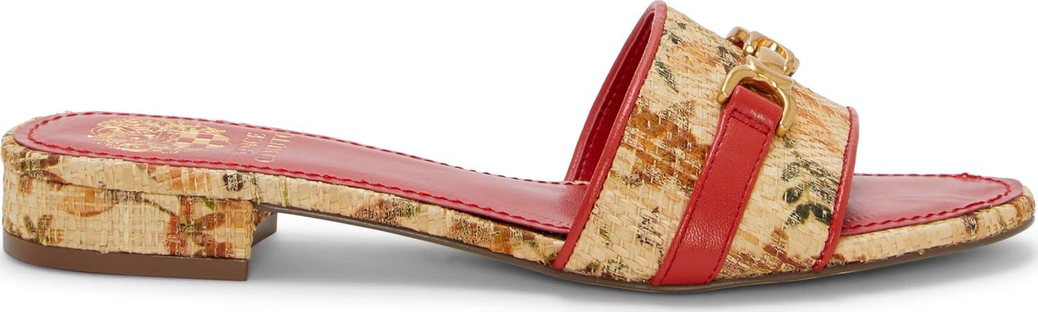 imageVince Camuto Womens Maxine Heeled SandalWarm Tan Raffia