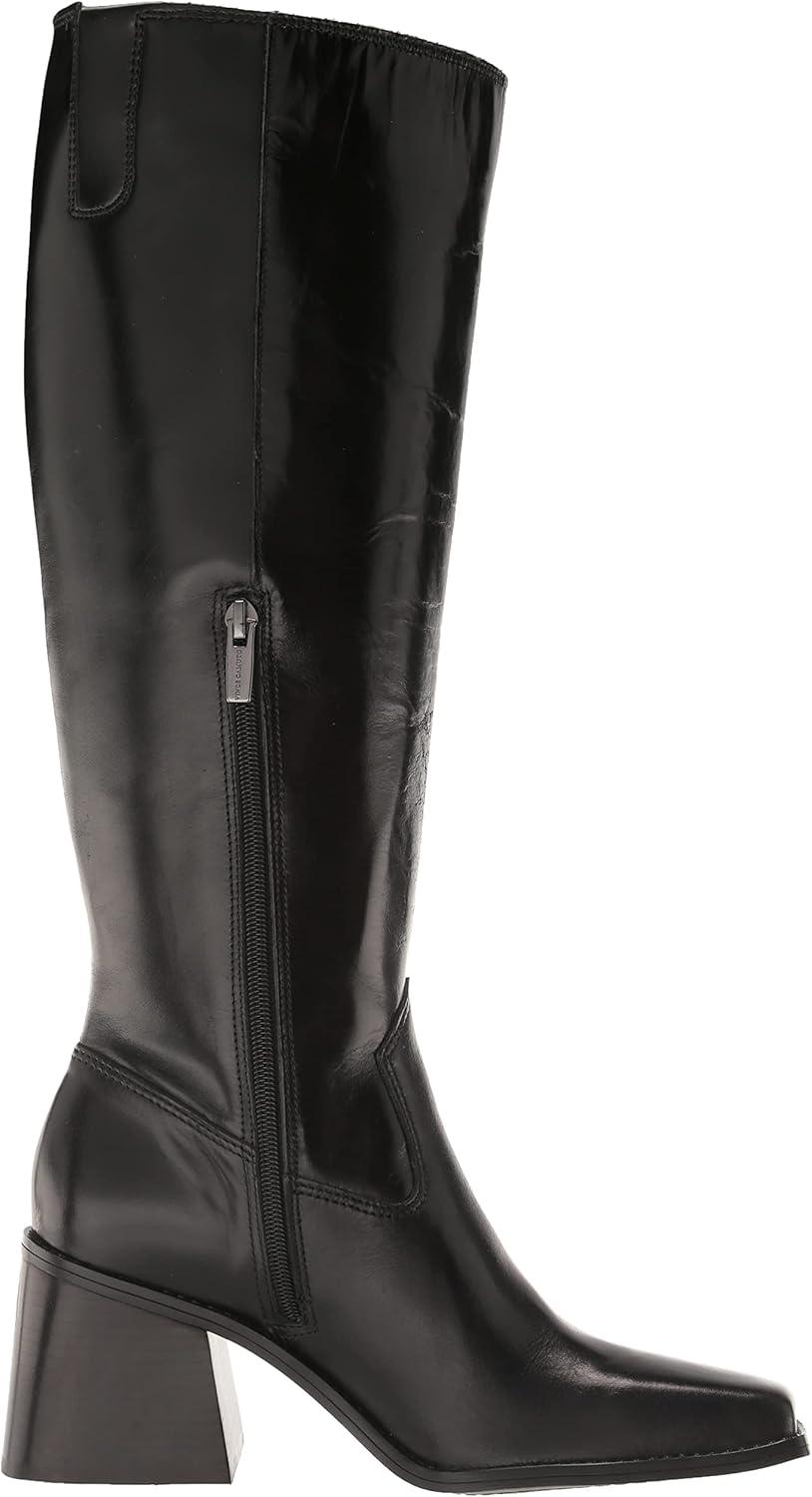 imageVince Camuto Womens Sangeti Stacked Heel Knee High Boot Fashion Black 5