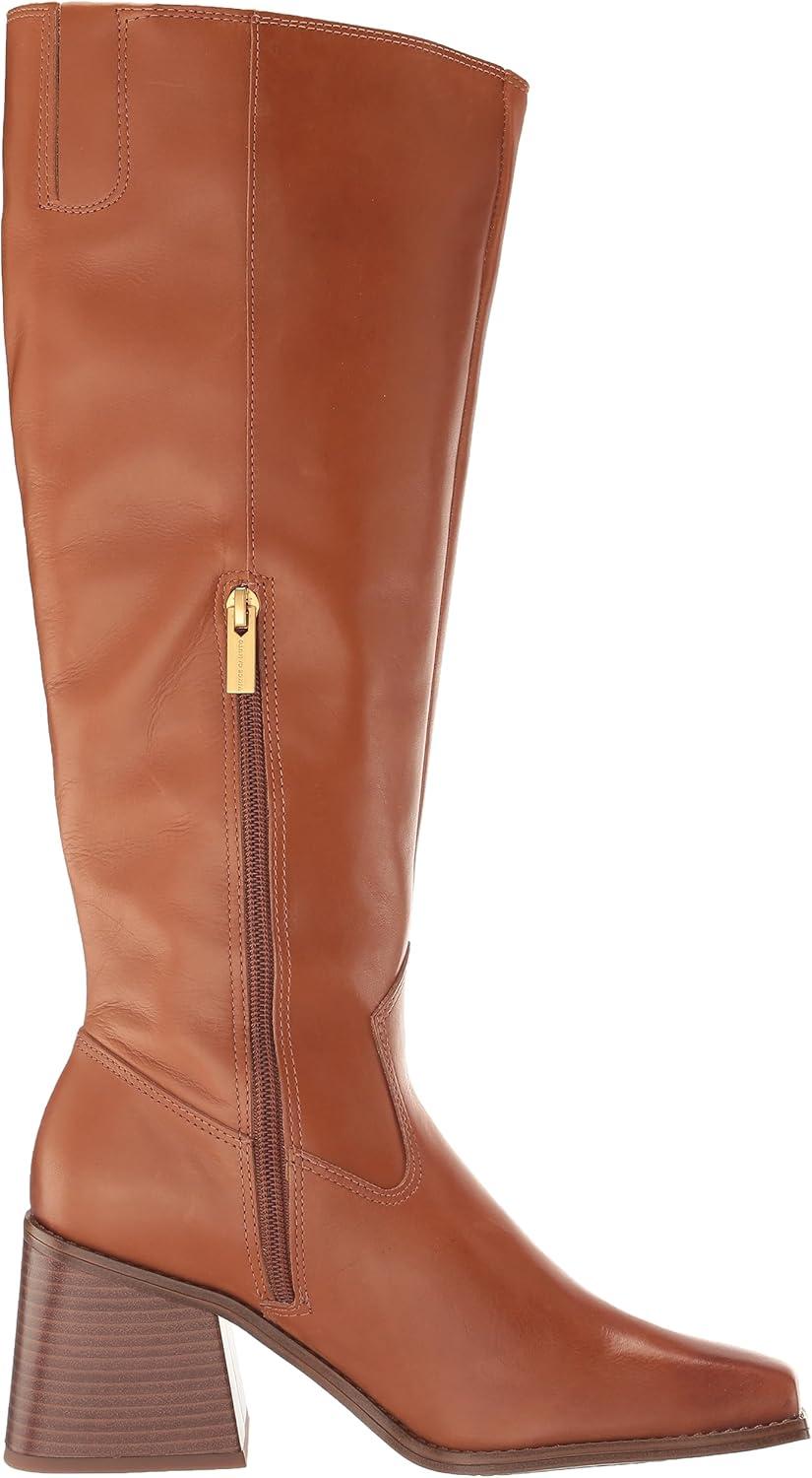 imageVince Camuto Womens Sangeti Stacked Heel Knee High Boot Fashion Golden Walnut 55