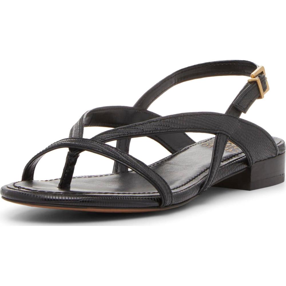 imageVince Camuto Womens Melly Flat SandalBlack