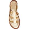 Vince Camuto Women’s Claira Flat Sandal(Egyptian Gold)