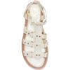 Vince Camuto Women’s Claira Flat Sandal(Panna Creme)
