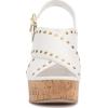 Vince Camuto Women’s Ellah Wedge Sandal(Bianco)