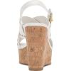 Vince Camuto Women’s Ellah Wedge Sandal(Bianco)
