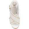 Vince Camuto Women’s Ellah Wedge Sandal(Bianco)