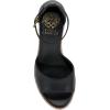 Vince Camuto Women’s Felyn Wedge Sandal, Black, 8