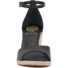 Vince Camuto Women’s Felyn Wedge Sandal, Black, 8