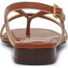 Vince Camuto Women’s Melly Flat Sandal(Caramello/Egyptian Gold)