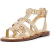 Vince Camuto Women’s Claira Flat Sandal(Egyptian Gold)