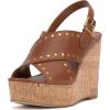 Vince Camuto Women’s Ellah Wedge Sandal(Caramello)